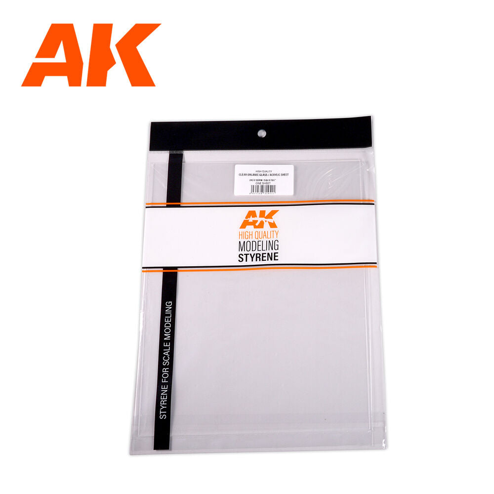 0,40 mm/0.016” Thickness-Clear Organic Glass/Acry
