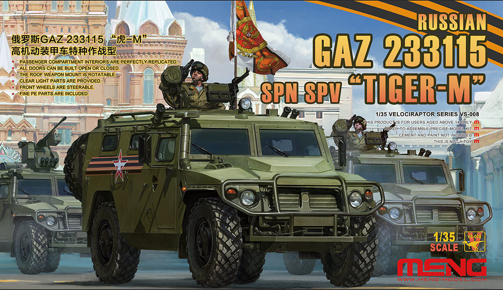 Russian GAZ 233115"Tiger-M" SPN SPV