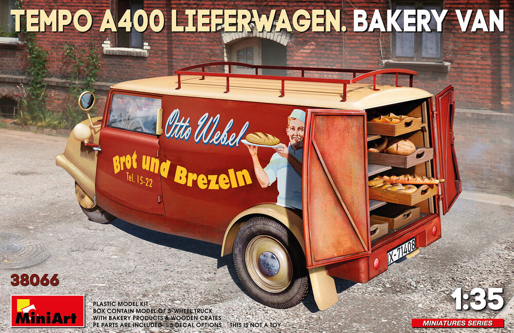 Tempo A400 Lieferwagen. Bakery Van