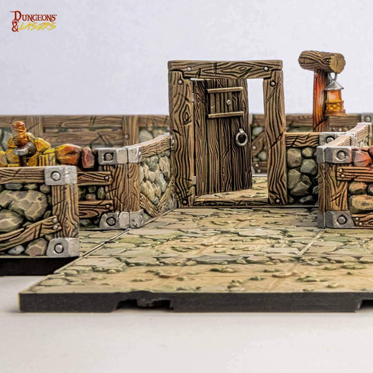 Dungeons & Lasers Dwarven Mine Half-Height Walls