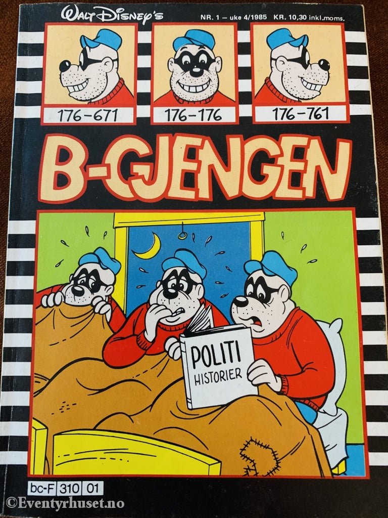 B-Gjengen. 1985/01. Pocketbok