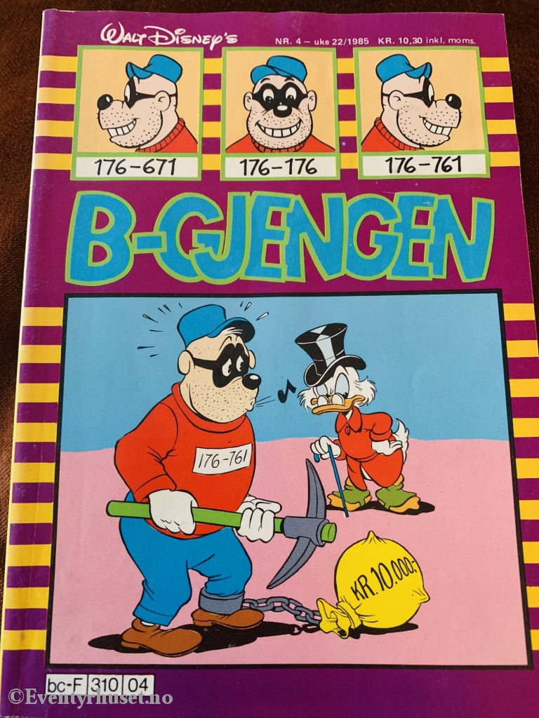 B-Gjengen. 1985/04. Pocketbok
