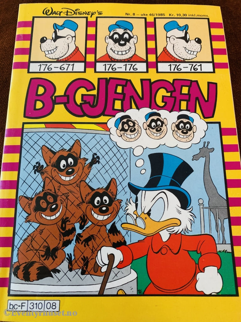 B-Gjengen. 1985/08. Pocketbok