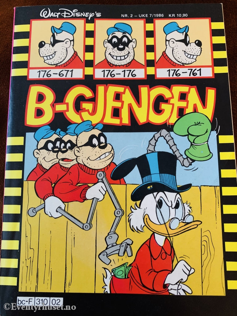 B-Gjengen. 1986/02. Pocketbok