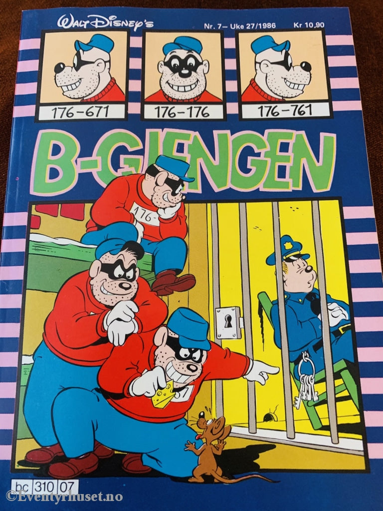 B-Gjengen. 1986/07. Pocketbok