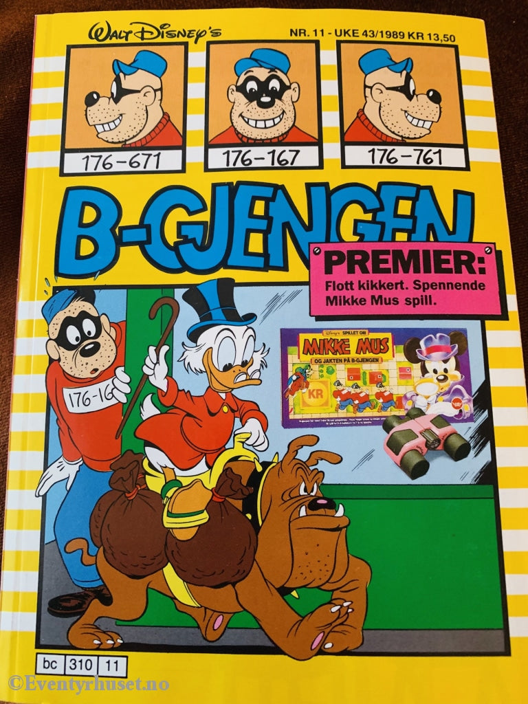 B-Gjengen. 1989/11. Pocketbok