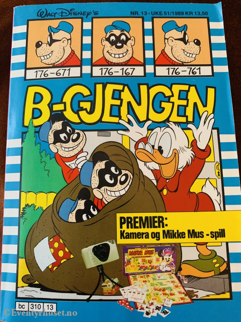 B-Gjengen. 1989/13. Pocketbok