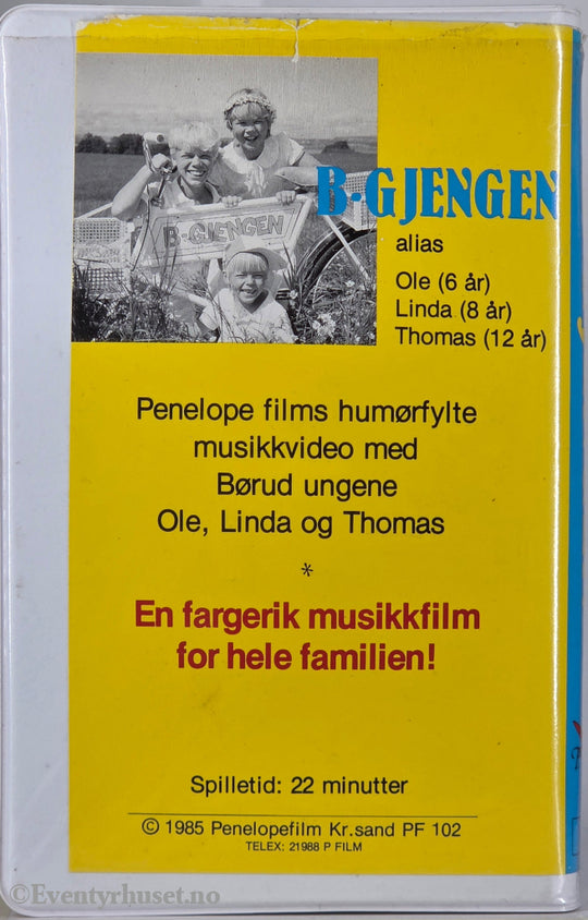 B-Gjengen – (ukjent år) . VHS Big Box.