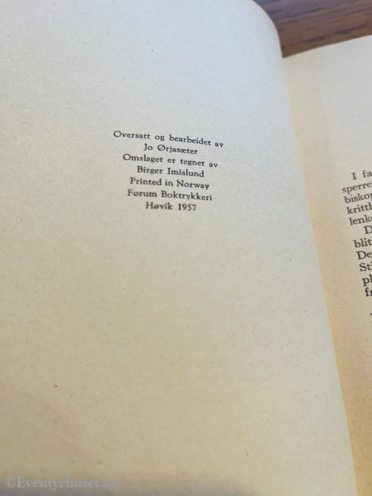 B.S. Ingemann. 1833. Kong Erik og de fredløse. Bok.