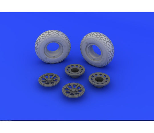 P-51 wheels for Tamiya