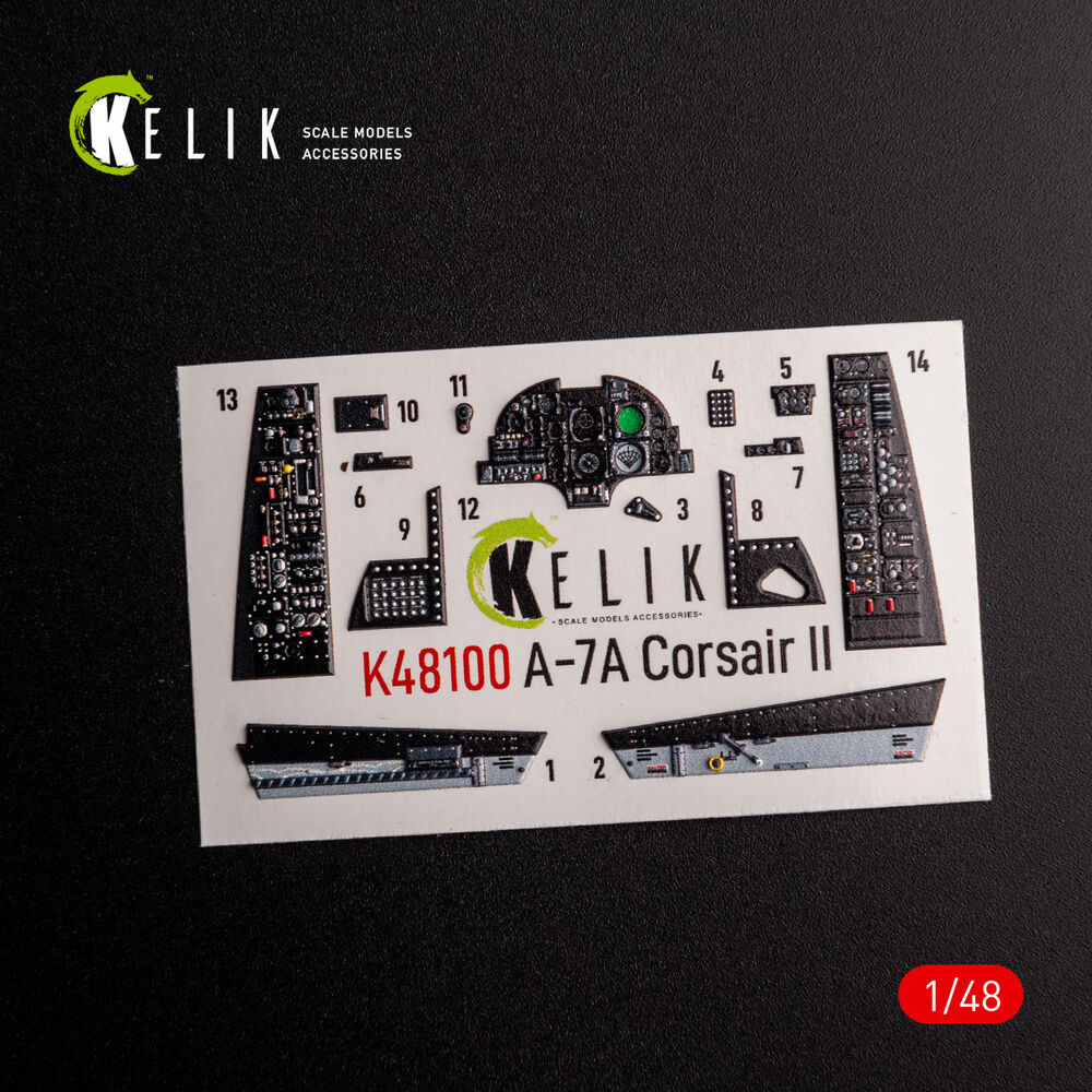 A-7A Corsair II - interior 3D decals for HobbyBoss kit