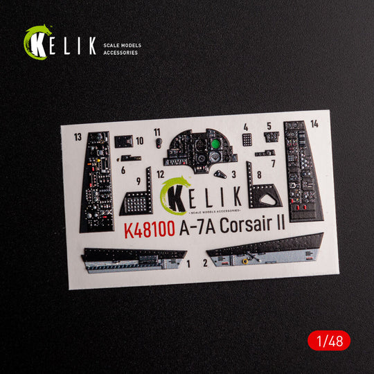 A-7A Corsair II - interior 3D decals for HobbyBoss kit