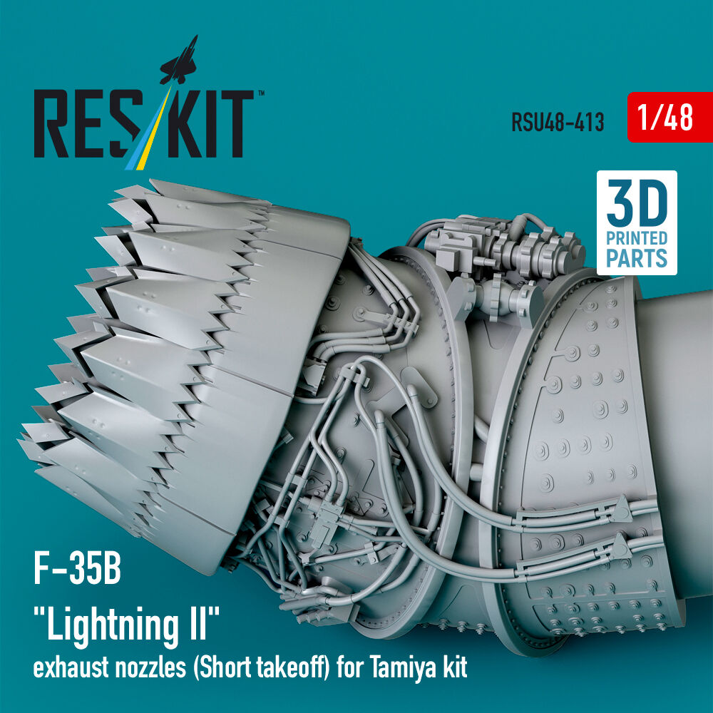 ?F-35B Lightning II exhaust nozzle (Short takeoff) for Tamiya kit (3D printed)