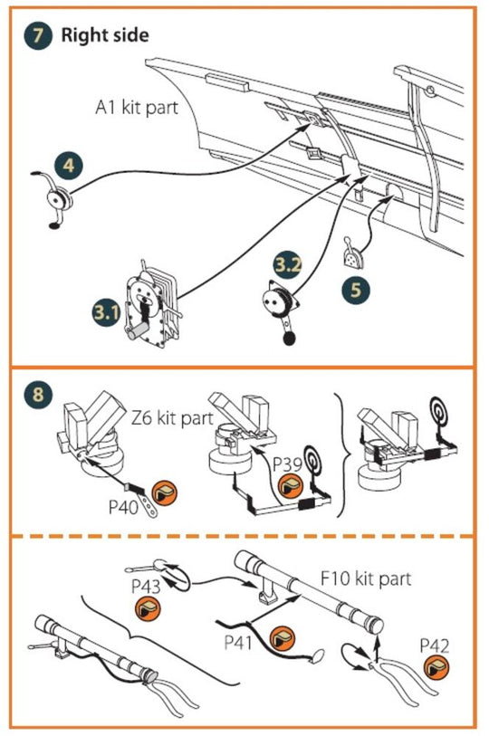 I-16 type 5 INTERIOR PE parts for CP kits
