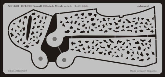 Bf-109ESmall Blotch mask-etch