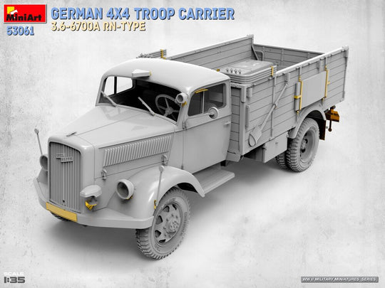 German 4x4 Troop Carrier 3.6-6700A Rn-Type