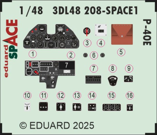 P-40E SPACE  EDUARD