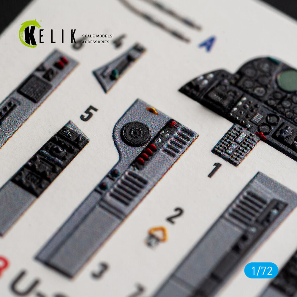 U-2C Dragon Lady - interior 3D decals for Hobby Boss