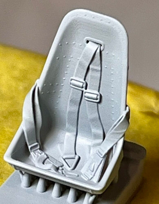 Bf-109E seat with safety belts for Wingsy Kits