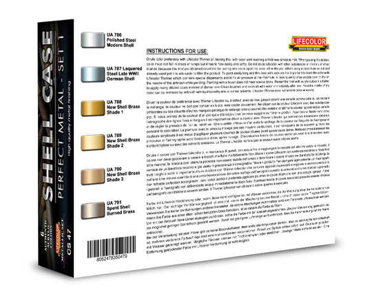 Shell Case – Perfect Metals Set 1 6 x 22 ml
