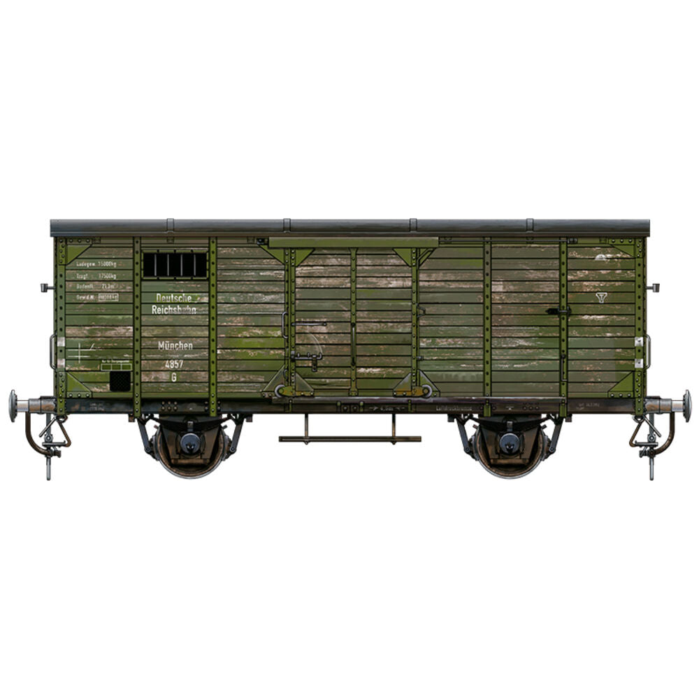 GERMAN RAILWAY COVERED G10 WAGON GEDECKTER GÜTERWAGEN G10 1/35