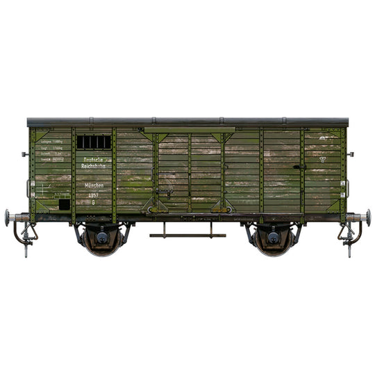 GERMAN RAILWAY COVERED G10 WAGON GEDECKTER GÜTERWAGEN G10 1/35