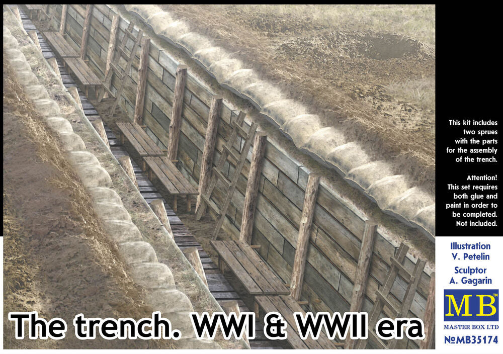The trench. WWI & WWII era