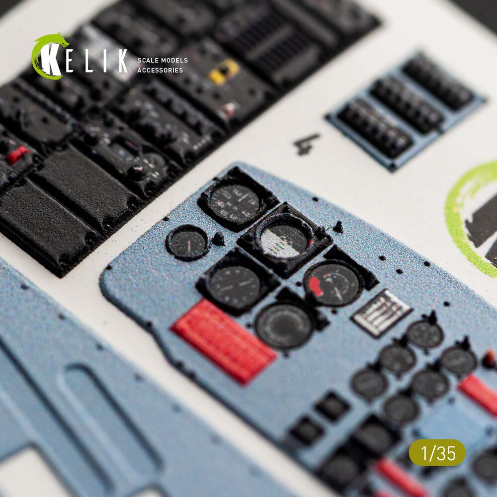 UH-1B HUEY - interior 3D decals for Trumpeter