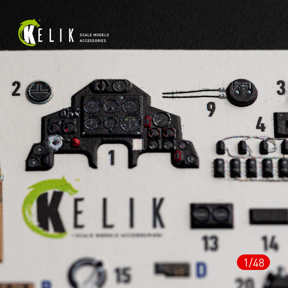 Defiant F1 - interior 3D decals for Trumpeter