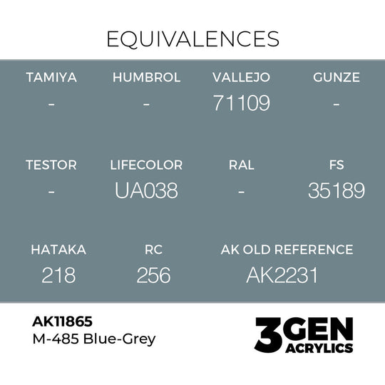 M-485 Blue-Grey