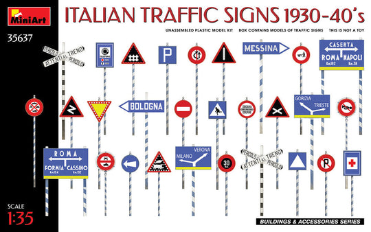 Italian Traffic Signs 1930-40’S