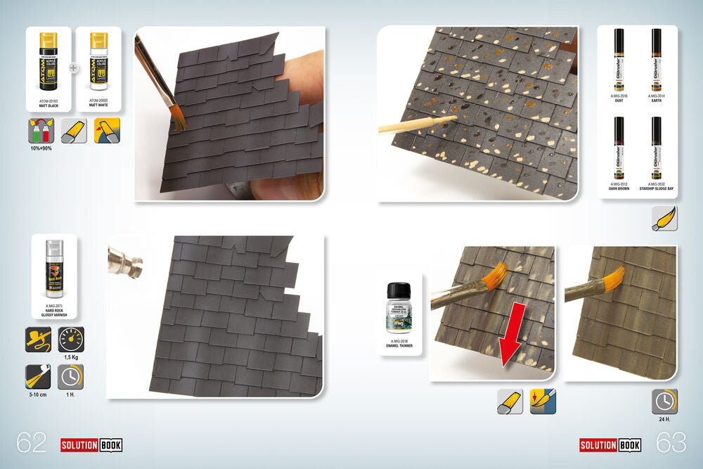 SOLUTION BOOK 09 - How to Paint Brick Buildings (English, Castellano, Francais, Deutsch)