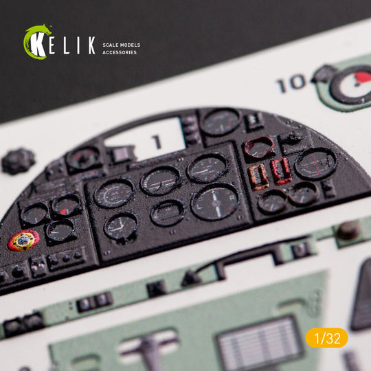 Hawker Hurricane Mk.IIB - Interior 3D Decal for Revell kit