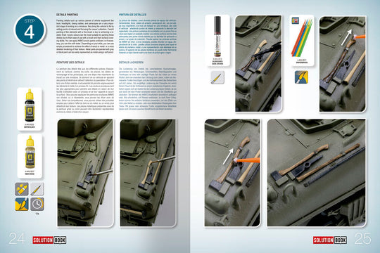 SOLUTION BOOK 22 - How to Paint WWII ETO vehicles - MULTILINGUAL BOOK