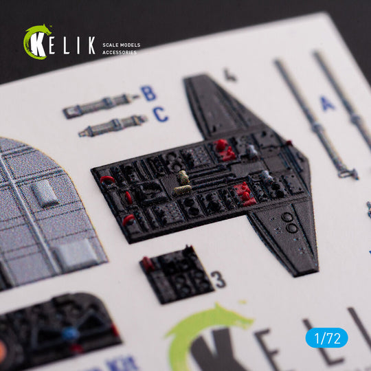 S-2A Tracker interior 3D decals for Hasegawa kit