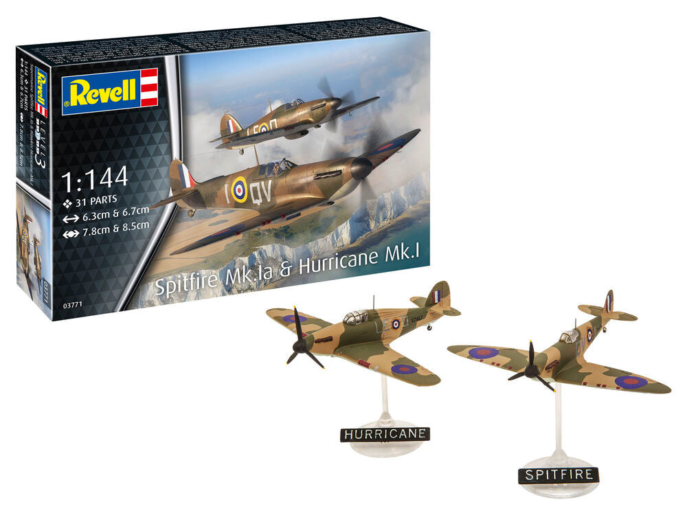 Model Set Spitfire Mk.Ia & Hurricane Mk.I