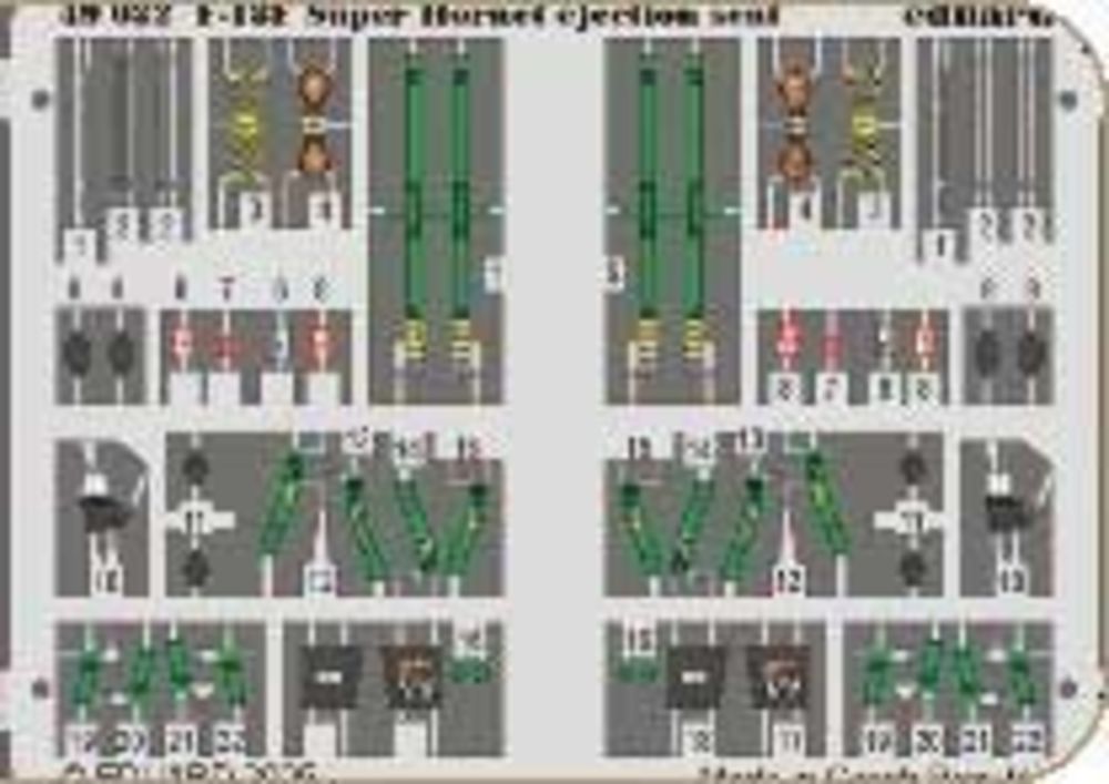 F-18E Super Hornet ejection seat für Hasegawa Bausatz