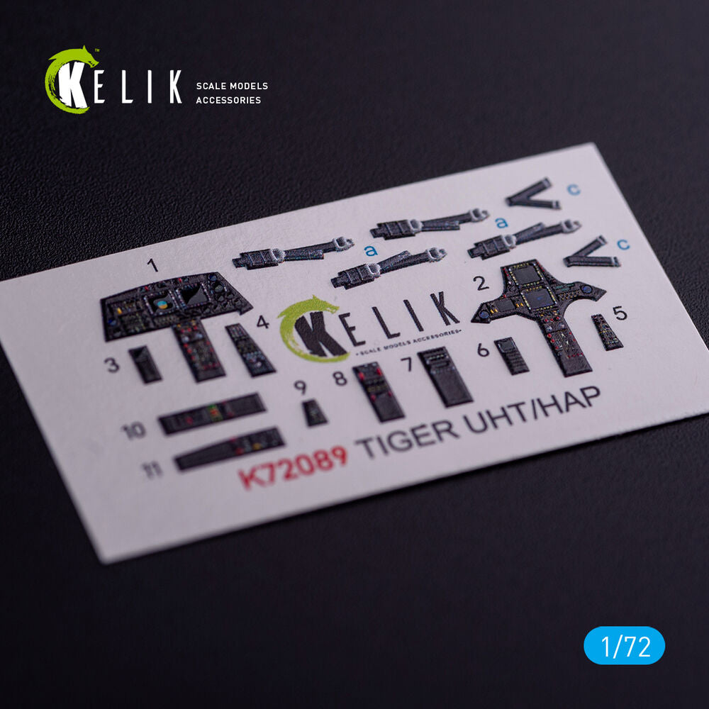 Eurocopter Tiger UHT/HAP interior 3D decals for Revell kit
