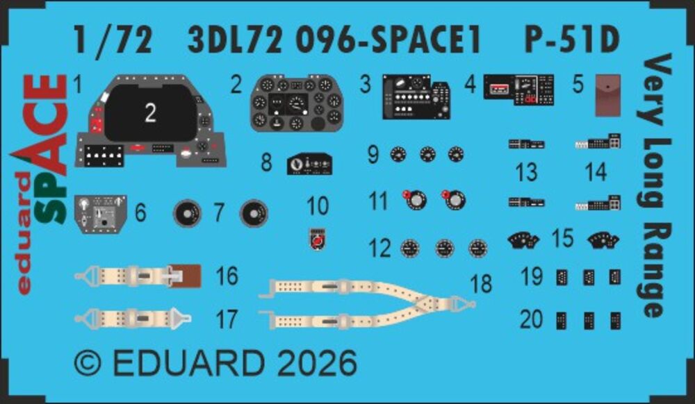 P-51D Very Long Range SPACE for Arma Hobby