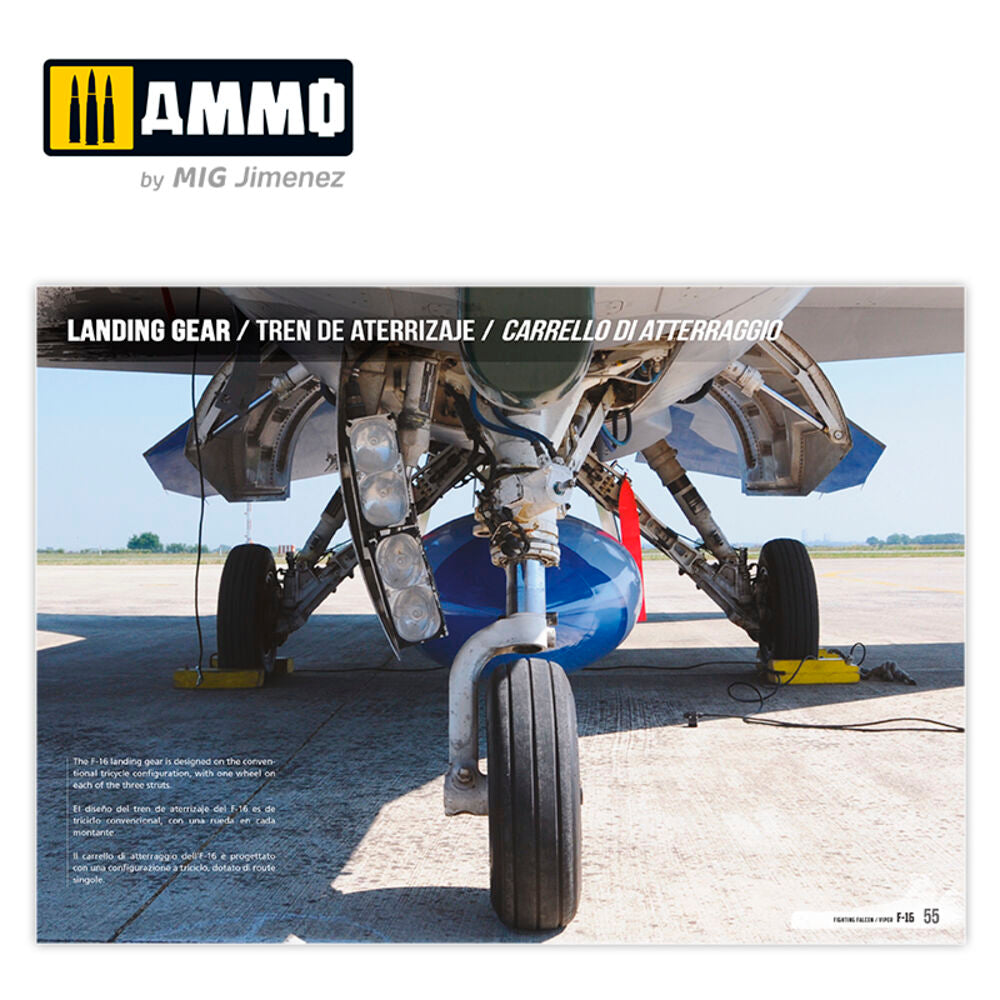 F-16 Fighting Falcon / VIPER - VISUAL MODELERS GUIDE (English, Castellano, Italiano)