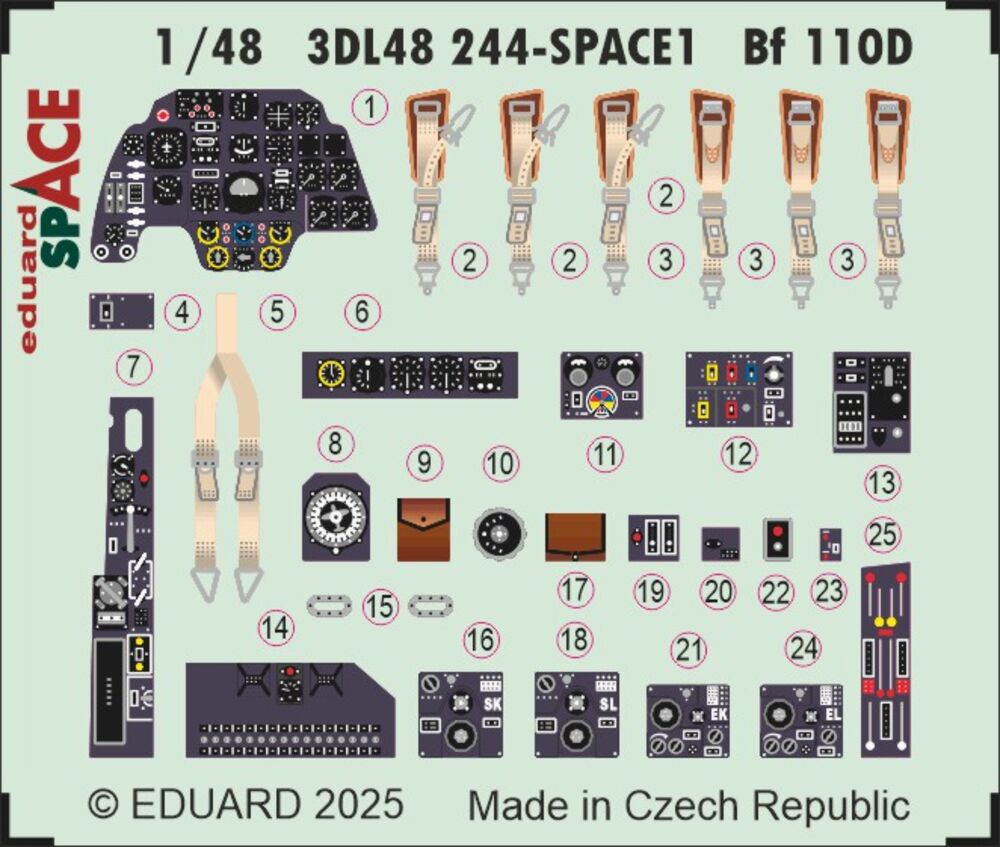 Bf 110D SPACE  EDUARD