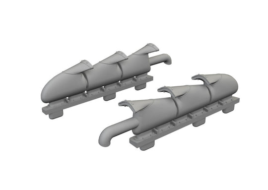 Spitfire Mk.Vb w/ fishtail exhausts for Eduard