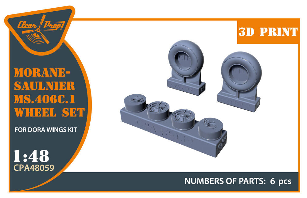 Morane-Saulnier Wheels set for Dora Wings