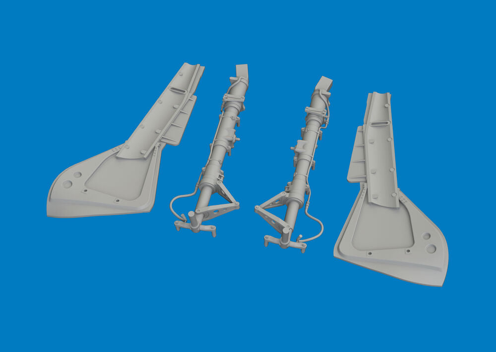 Fw 190 undercarriage legs PRINT for Revell