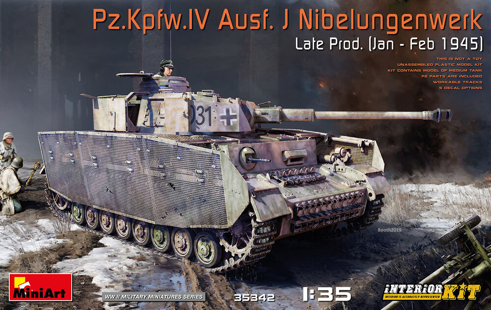 Pz.Kpfw.IV Ausf. J Nibelungenwerk Late Prod. (Jan - Feb 1945) Interior Kit