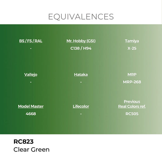 Real Colors: Clear Green 17 ml.