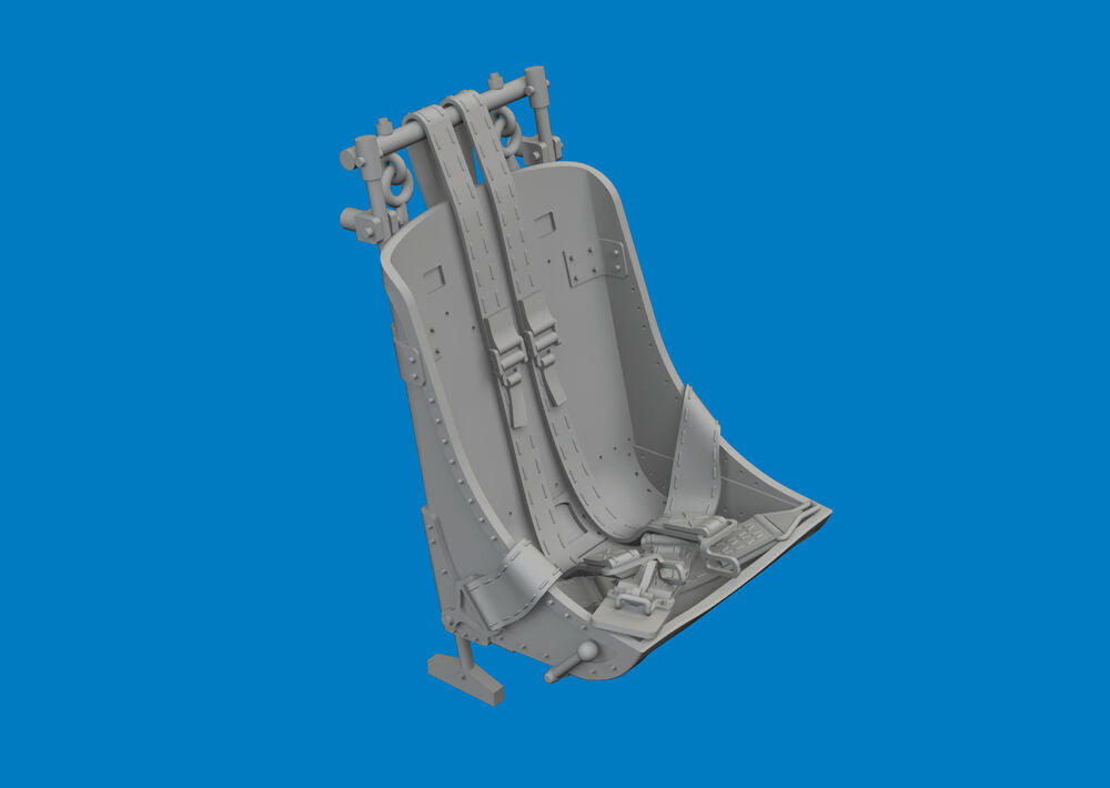P-47D Razorback seat w/ intergral seat belts PRINT for Miniart