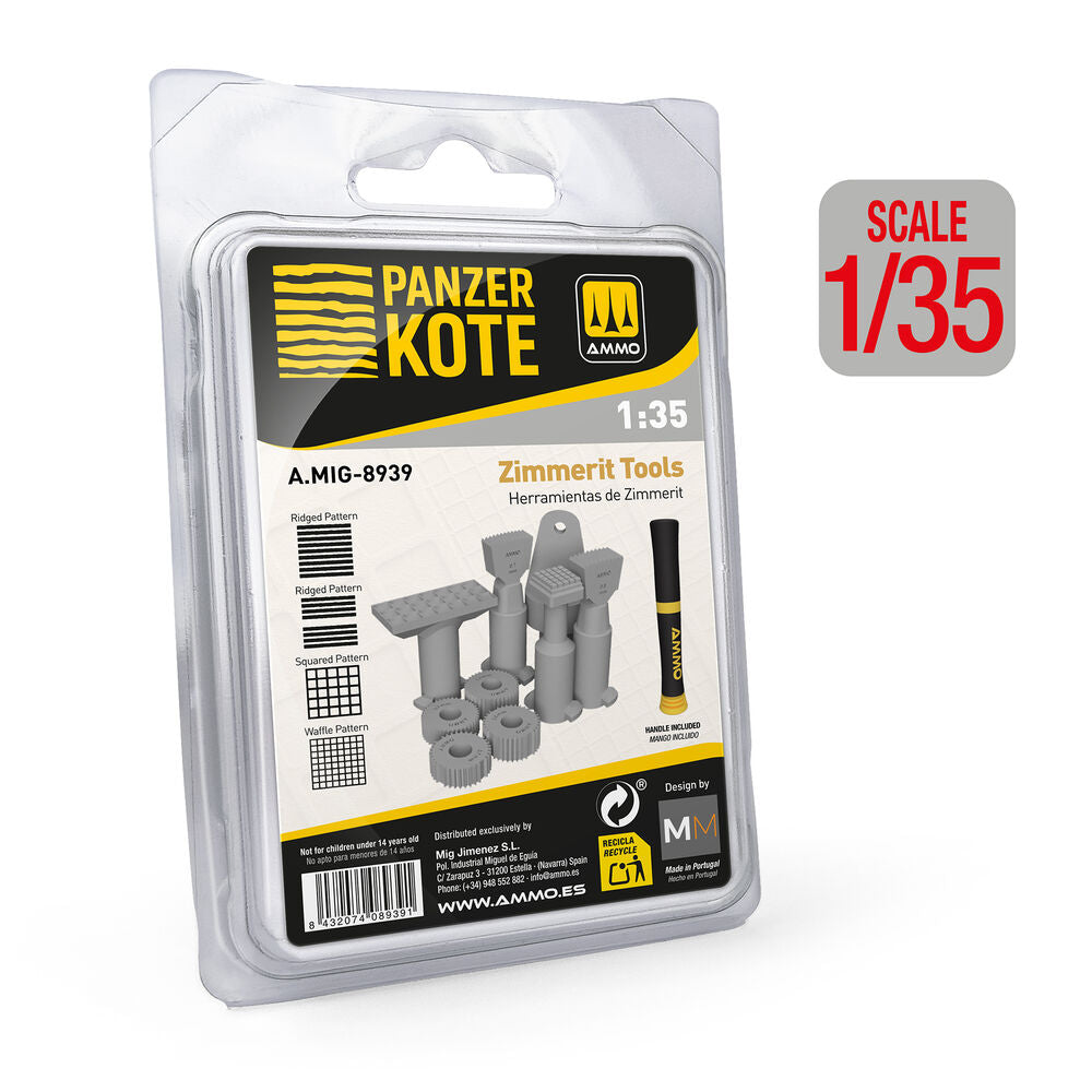 PANZER KOTE Zimmerit Tools