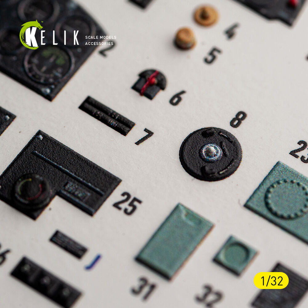 Spitfire Mk.IIa - interior 3D decals for Revell