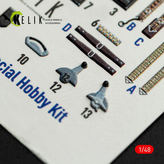 FOKKER D.XXI - interior 3D decals for Special Hobby kit